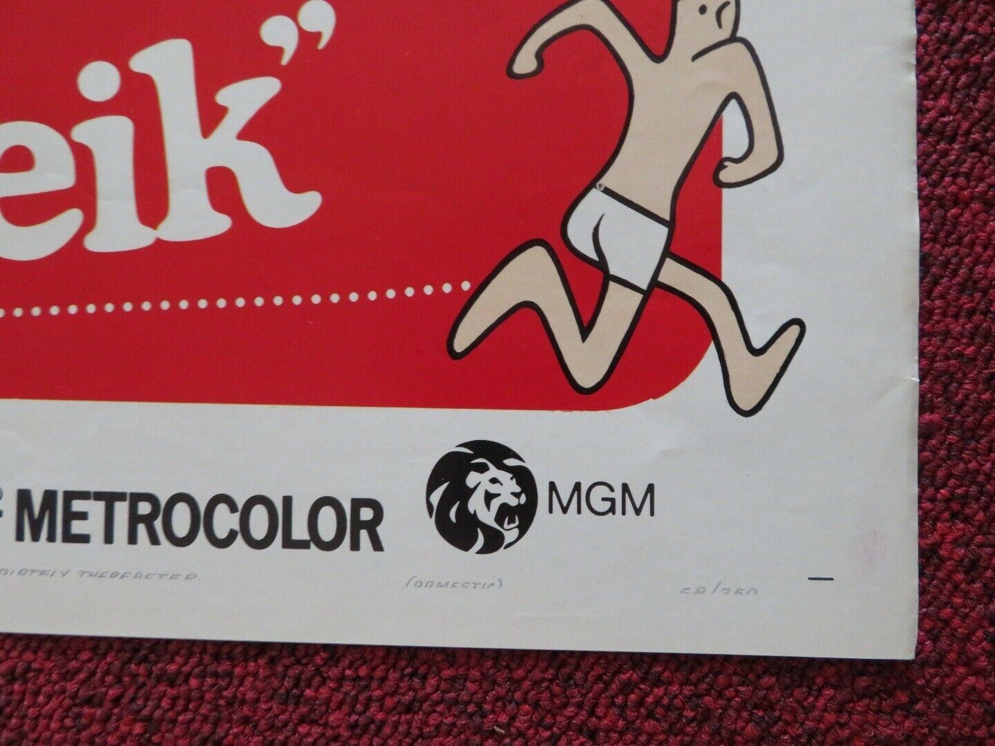 KISS THE OTHER SHEIK / Oggi, domani, dopodomani FOLDED US ONE SHEET POSTER 1965 Rendezvous Cinema Movie posters