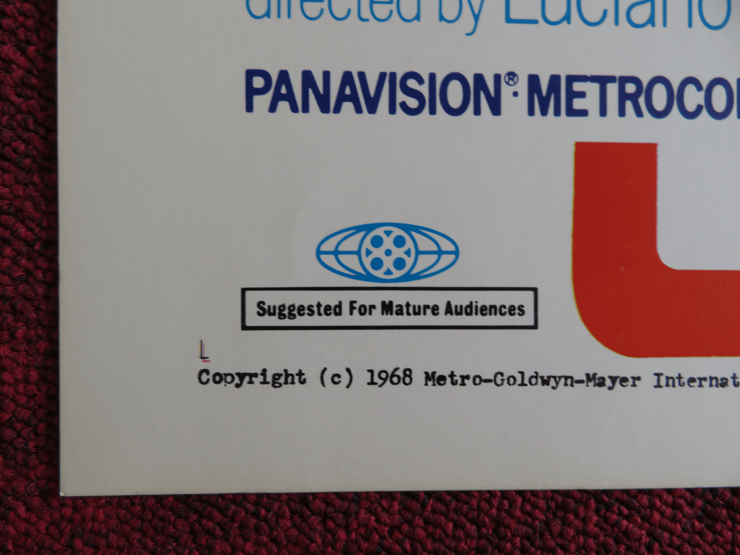 KISS THE OTHER SHEIK US HALF SHEET (22"x 28") POSTER MARCELLO MASTROIANNI 1968 Rendezvous Cinema Movie posters