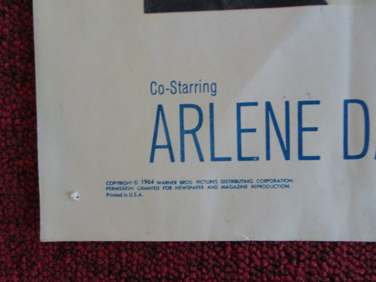 KISSES FOR MY PRESIDENT US HALF SHEET (22"x 28") POSTER FRED MACMURRAY 1964 Rendezvous Cinema Movie posters