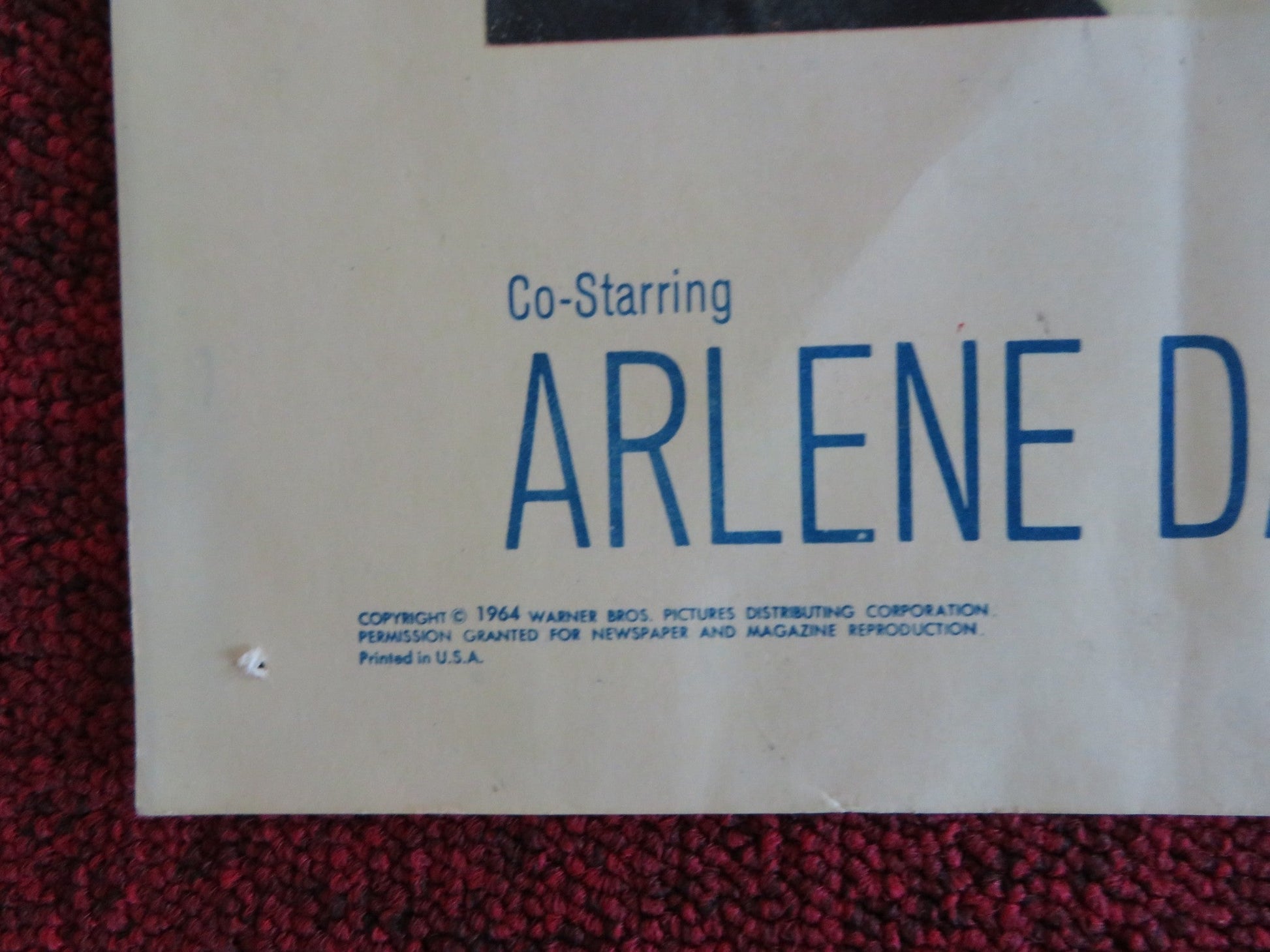 KISSES FOR MY PRESIDENT US HALF SHEET (22"x 28") POSTER FRED MACMURRAY 1964 Rendezvous Cinema Movie posters