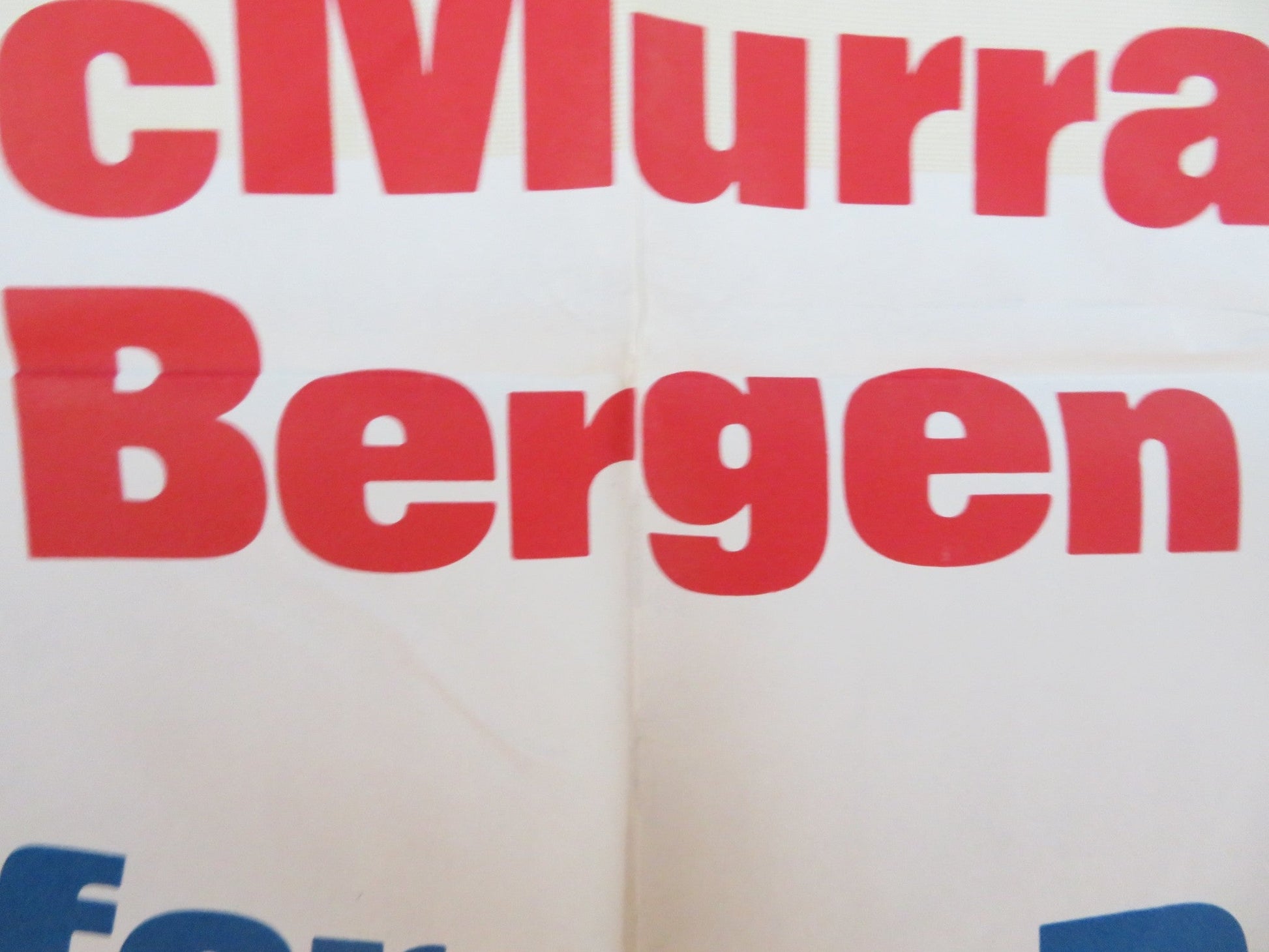 KISSES FOR PRESIDENT FOLDED US ONE SHEET POSTER FRED MACMURRAY POLLY BERGEN 1964 Rendezvous Cinema Movie posters