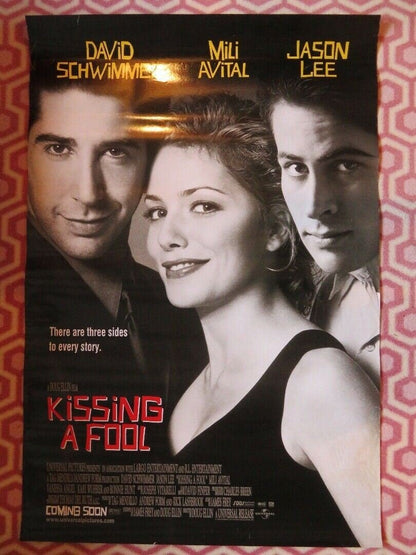 KISSING A FOOL US ONE SHEET ROLLED POSTER DAVID SCHWIMMER JASON LEE Movie posters
