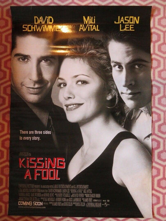 KISSING A FOOL US ONE SHEET ROLLED POSTER DAVID SCHWIMMER JASON LEE Movie posters
