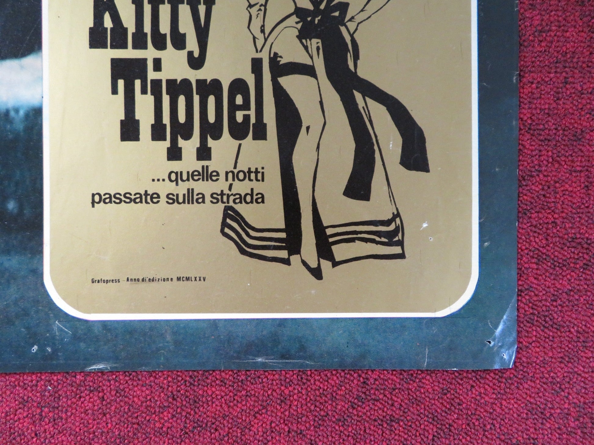 KITTY TIPPEL ITALIAN FOGLIO POSTER MONIQUE VAN DE VEN RUTGER HAUER 1975 Rendezvous Cinema Movie posters