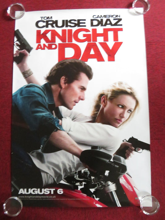 KNIGHT AND DAY - B US ONE SHEET ROLLED POSTER TOM CRUISE CAMERON DIAZ 2010 Rendezvous Cinema Movie posters