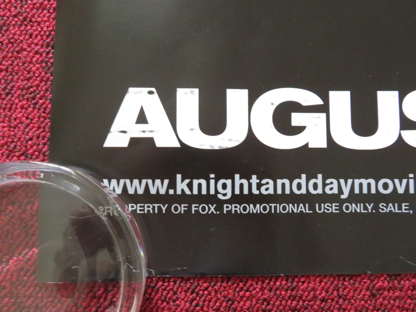 KNIGHT AND DAY UK QUAD ROLLED POSTER TOM CRUISE CAMERON DIAZ 2010 Rendezvous Cinema Movie posters