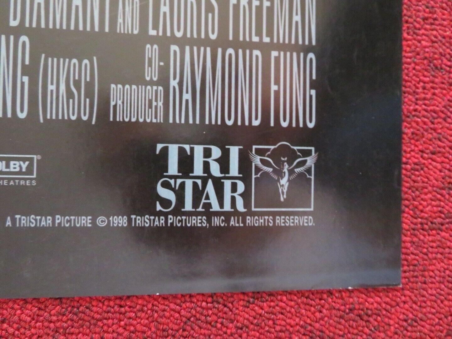 KNOCK OFF FOLDED US ONE SHEET POSTER VAN DAMME ROB SCHNEIDER 1998 Movie posters