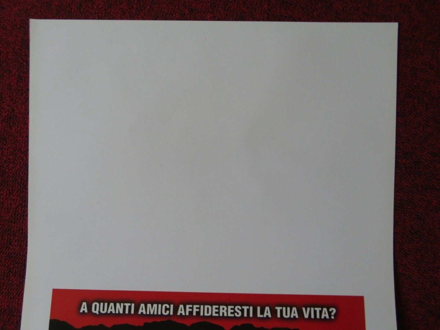 KNOCKAROUND GUYS ITALIAN LOCANDINA (27.5"x13")POSTER VIN DIESEL SETH GREEN 2001 - Rendezvous Cinema