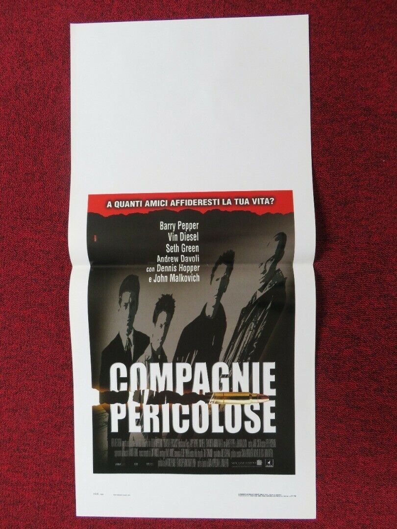 KNOCKAROUND GUYS ITALIAN LOCANDINA (27.5"x13")POSTER VIN DIESEL SETH GREEN 2001 - Rendezvous Cinema