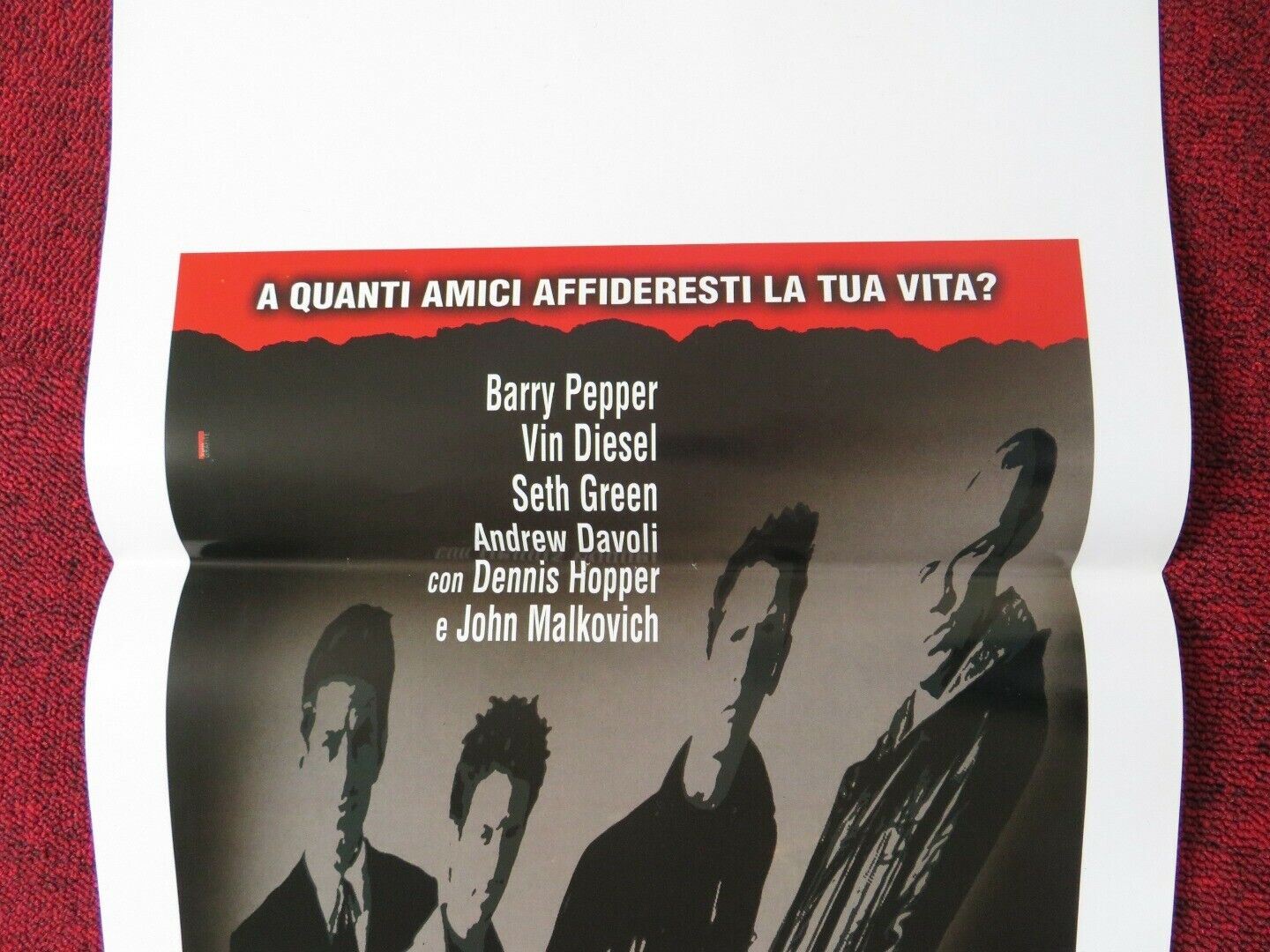 KNOCKAROUND GUYS ITALIAN LOCANDINA (27.5"x13")POSTER VIN DIESEL SETH GREEN 2001 - Rendezvous Cinema