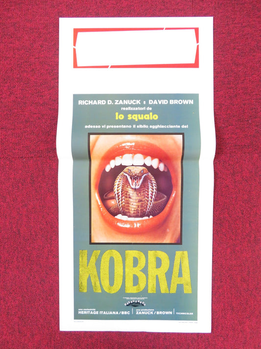 KOBRA / SSSSSSS ITALIAN LOCANDINA POSTER SROTHER MARTIN DIRK BENEDICT 1976 Rendezvous Cinema Movie posters