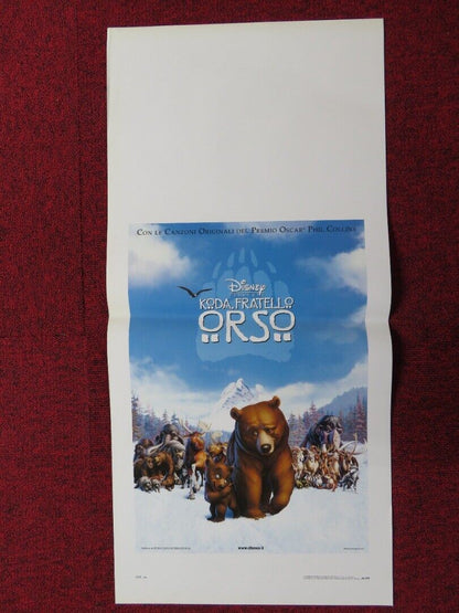KODA FRATELLO ORSO ITALIAN LOCANDINA (27.5"x13") POSTER DISNEY PHIL COLLINS '03 - Rendezvous Cinema