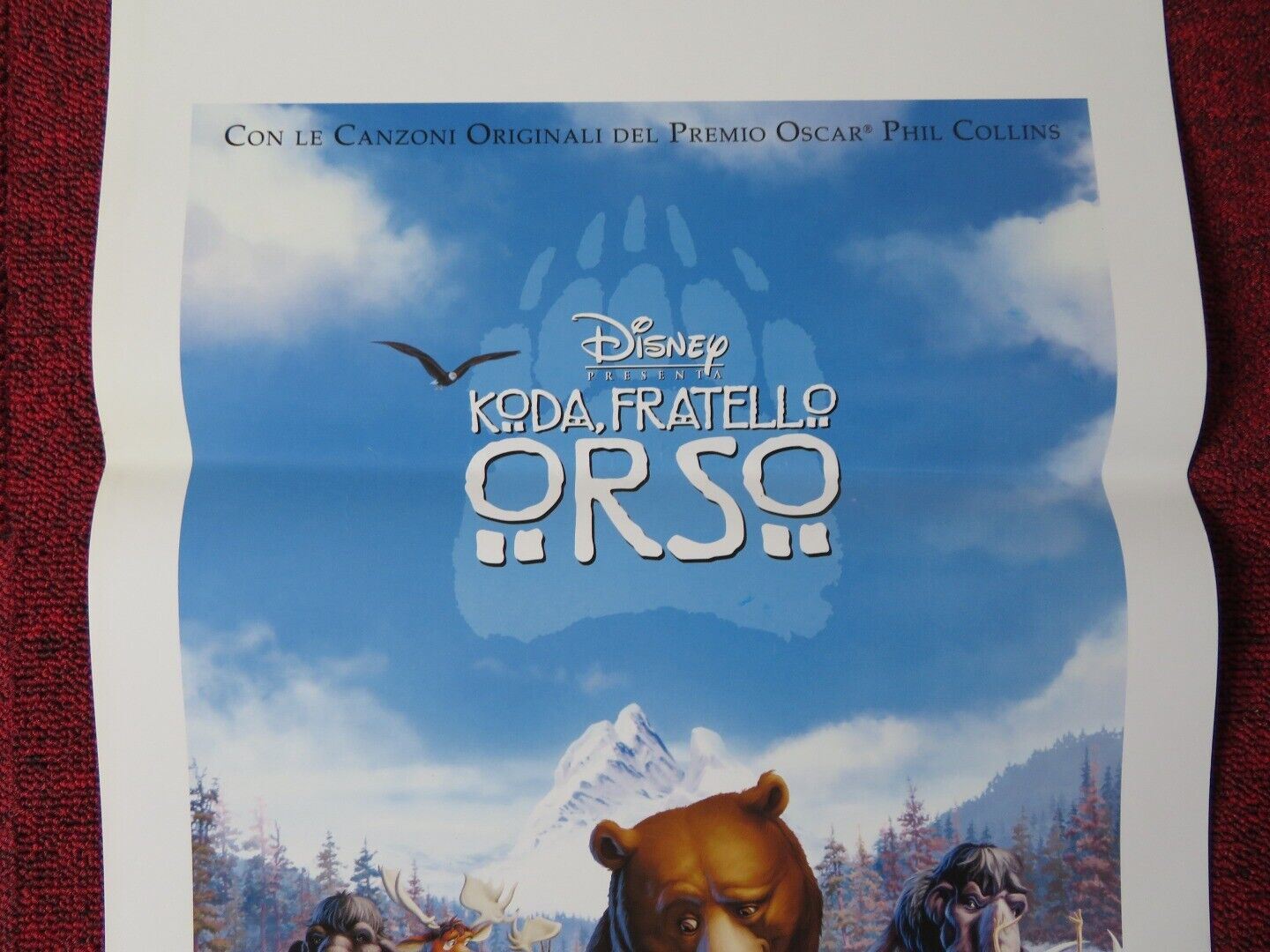 KODA FRATELLO ORSO ITALIAN LOCANDINA (27.5"x13") POSTER DISNEY PHIL COLLINS '03 - Rendezvous Cinema