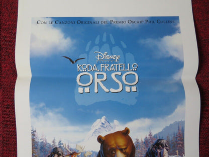 KODA FRATELLO ORSO ITALIAN LOCANDINA (27.5"x13") POSTER DISNEY PHIL COLLINS '03 - Rendezvous Cinema
