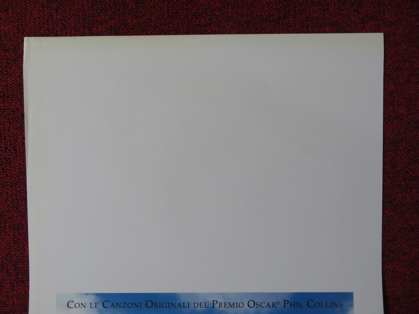 KODA FRATELLO ORSO ITALIAN LOCANDINA (27.5"x13") POSTER DISNEY PHIL COLLINS '03 - Rendezvous Cinema