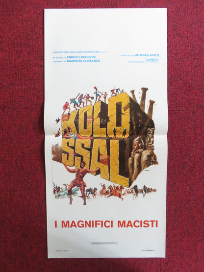 KOLOSSAL - I MAGNIFICI MACISTI ITALIAN LOCANDINA POSTER CHELO ALONSO 1977 Rendezvous Cinema Movie posters