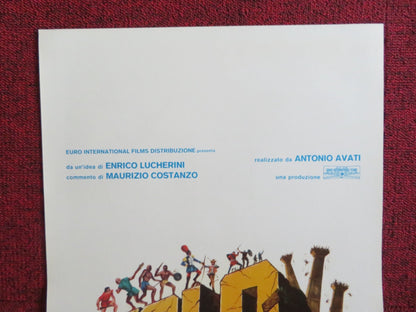 KOLOSSAL - I MAGNIFICI MACISTI ITALIAN LOCANDINA POSTER CHELO ALONSO 1977 Rendezvous Cinema Movie posters