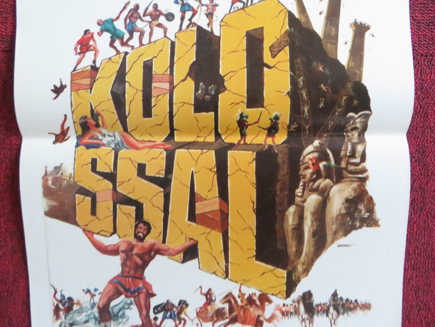 KOLOSSAL - I MAGNIFICI MACISTI ITALIAN LOCANDINA POSTER CHELO ALONSO 1977 Rendezvous Cinema Movie posters