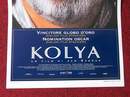 KOLYA ITALIAN LOCANDINA (27.5"x13") POSTER DI JAN SVERAK ZDENEK SVERAK 1997 Movie posters