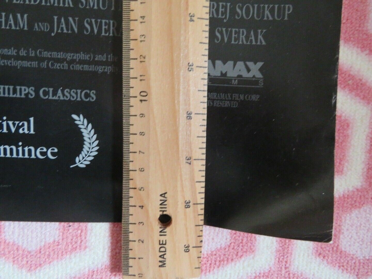 KOLYA ONE SHEET ROLLED POSTER JAN SVERAK 1996 Movie posters