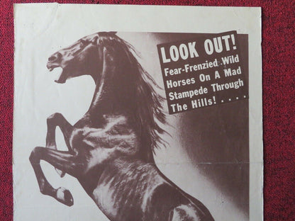 KONGA THE WILD STALLION US INSERT (14"x 36") POSTER FRED STONE1951 Movie posters