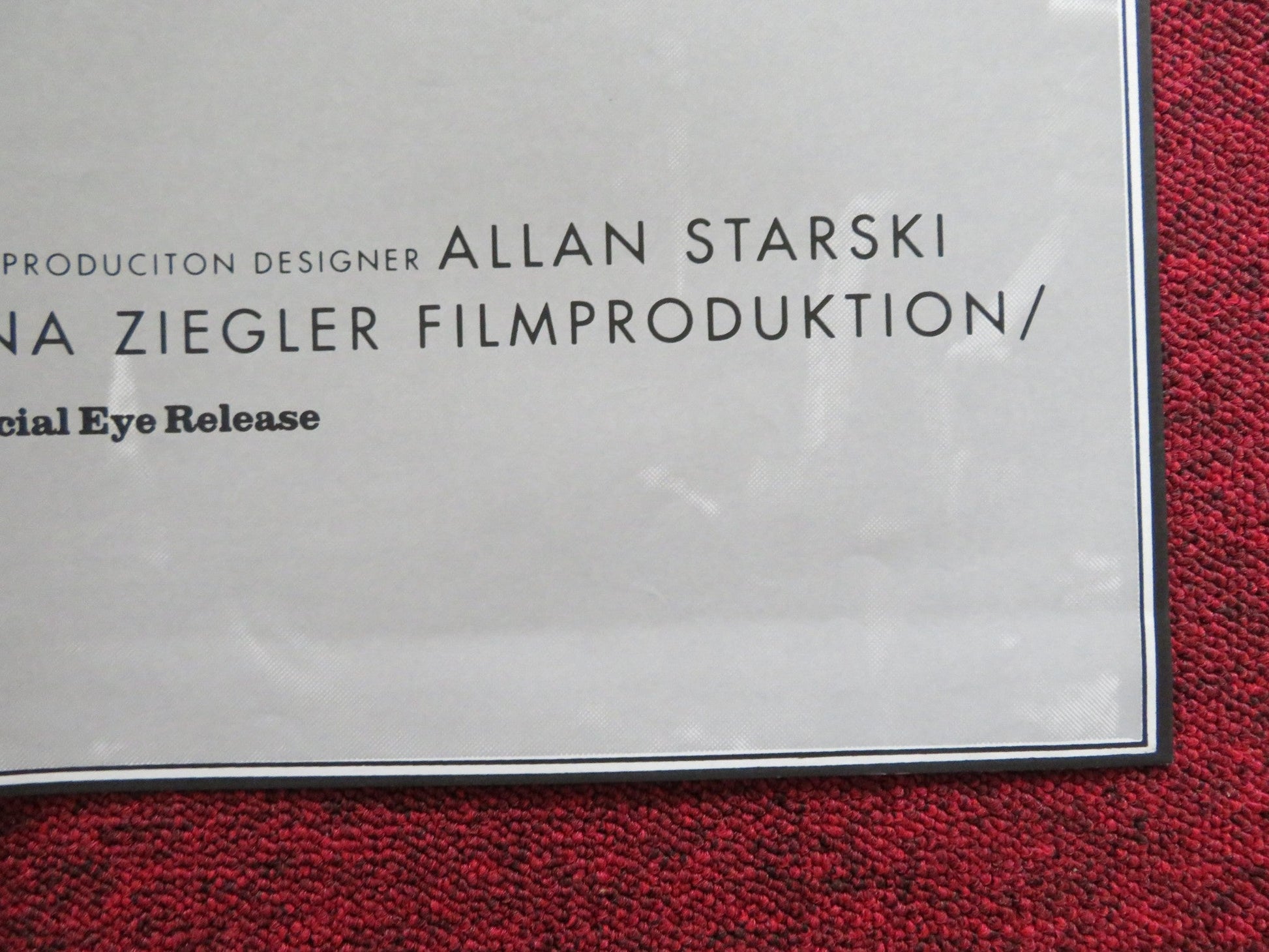 KORCZAK UK QUAD POSTER FOLDED ANDREZEJ WAJDA 1990 Rendezvous Cinema Movie posters