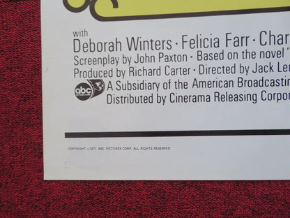 KOTCH FOLDED US ONE SHEET POSTER JACK LEMMON WALTER MATTHAU 1971 Movie posters