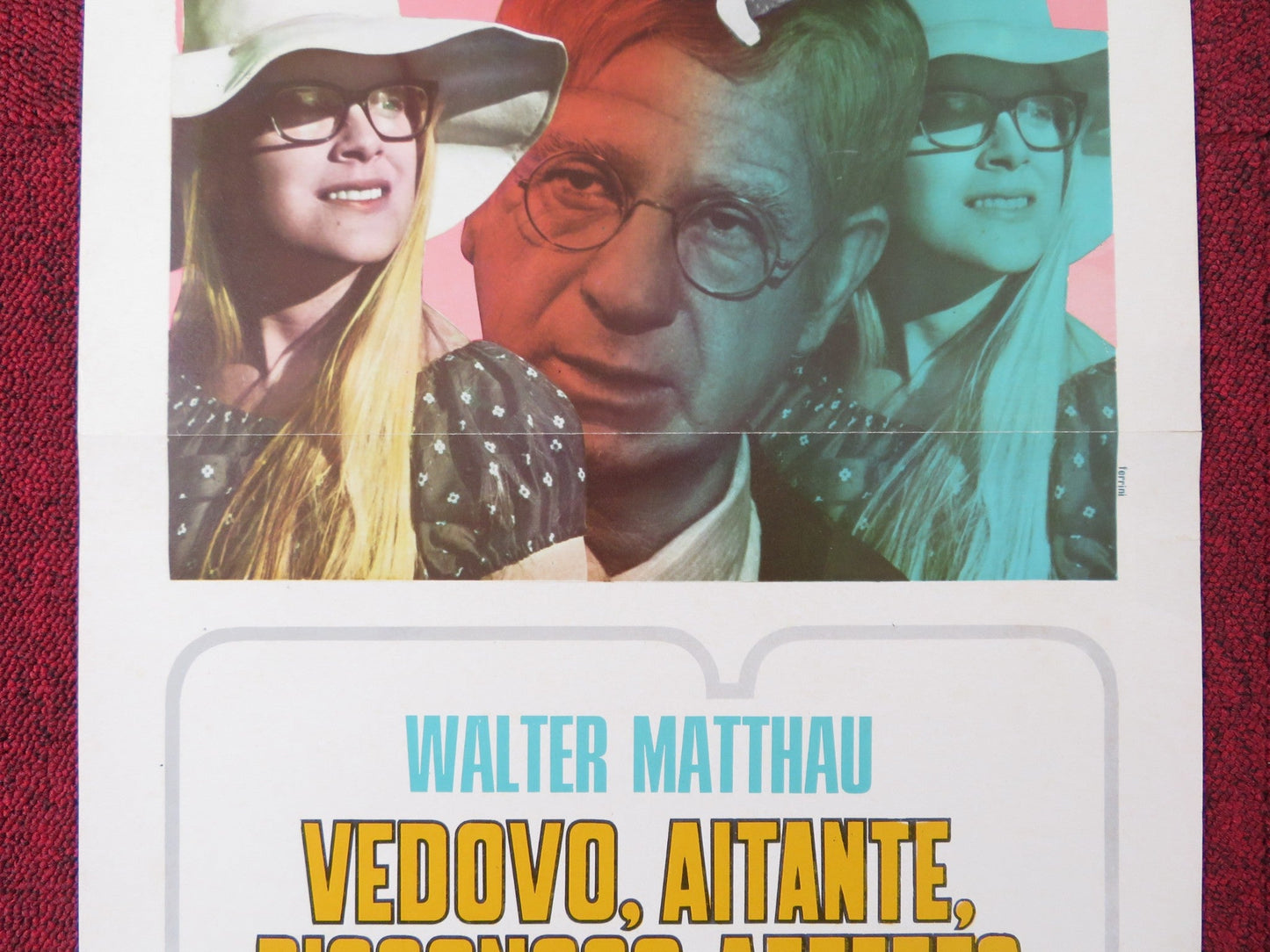 KOTCH ITALIAN LOCANDINA POSTER JACK LEMMON WALTER MATTHAU 1972 Rendezvous Cinema Movie posters