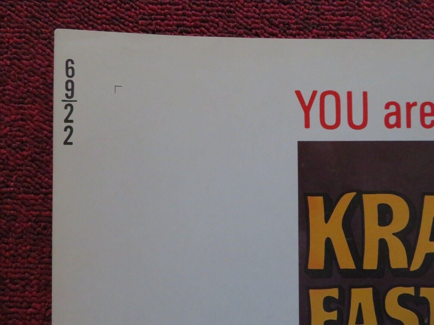 KRAKATOA EAST OF JAVA US HALF SHEET (22"x 28") POSTER DIANE BAKER 1969 - Rendezvous Cinema