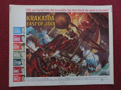 KRAKATOA EAST OF JAVA US HALF SHEET (22"x 28") POSTER DIANE BAKER 1969 - Rendezvous Cinema