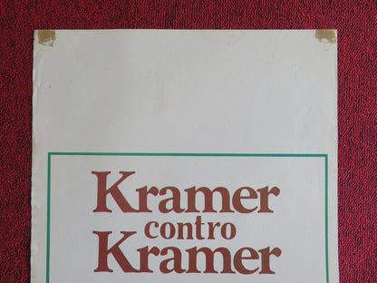 KRAMER CONTRO KRAMER ITALIAN LOCANDINA (27.5"x13.5") POSTER HOFFMAN 1979 Movie posters