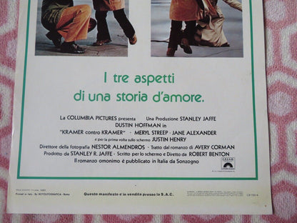 KRAMER CONTRO KRAMER /Kramer vs. Kramer ITALIAN LOCANDINA (27.5"x13") POSTER '79 - Rendezvous Cinema