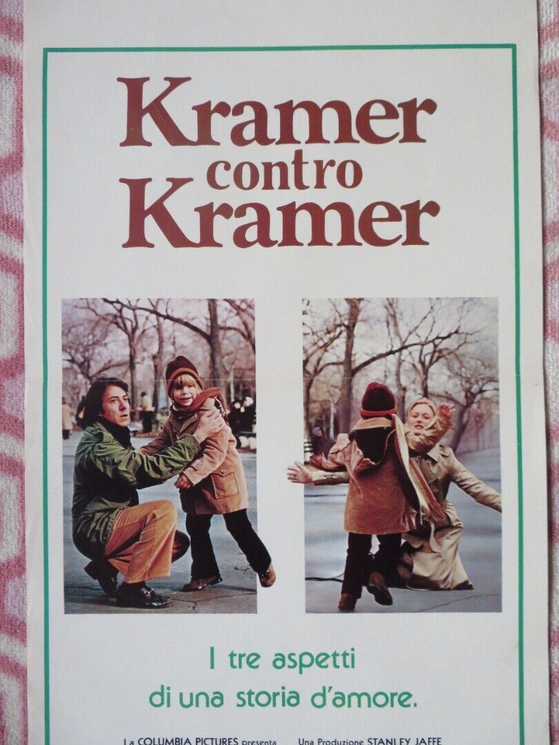 KRAMER CONTRO KRAMER /Kramer vs. Kramer ITALIAN LOCANDINA (27.5"x13") POSTER '79 - Rendezvous Cinema
