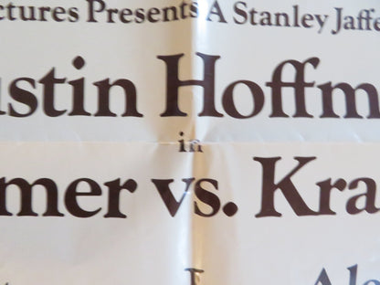 KRAMER VS. KRAMER FOLDED US ONE SHEET POSTER DUSTIN HOFFMAN MERYL STREEP 1979 Rendezvous Cinema Movie posters