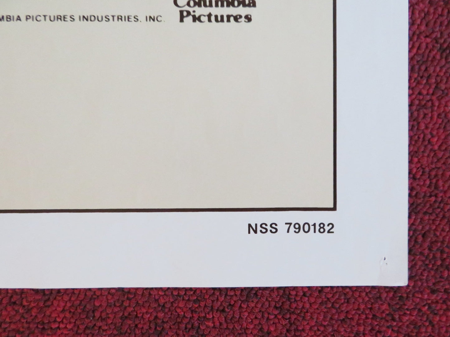 KRAMER VS. KRAMER FOLDED US ONE SHEET POSTER DUSTIN HOFFMAN MERYL STREEP 1979 Rendezvous Cinema Movie posters