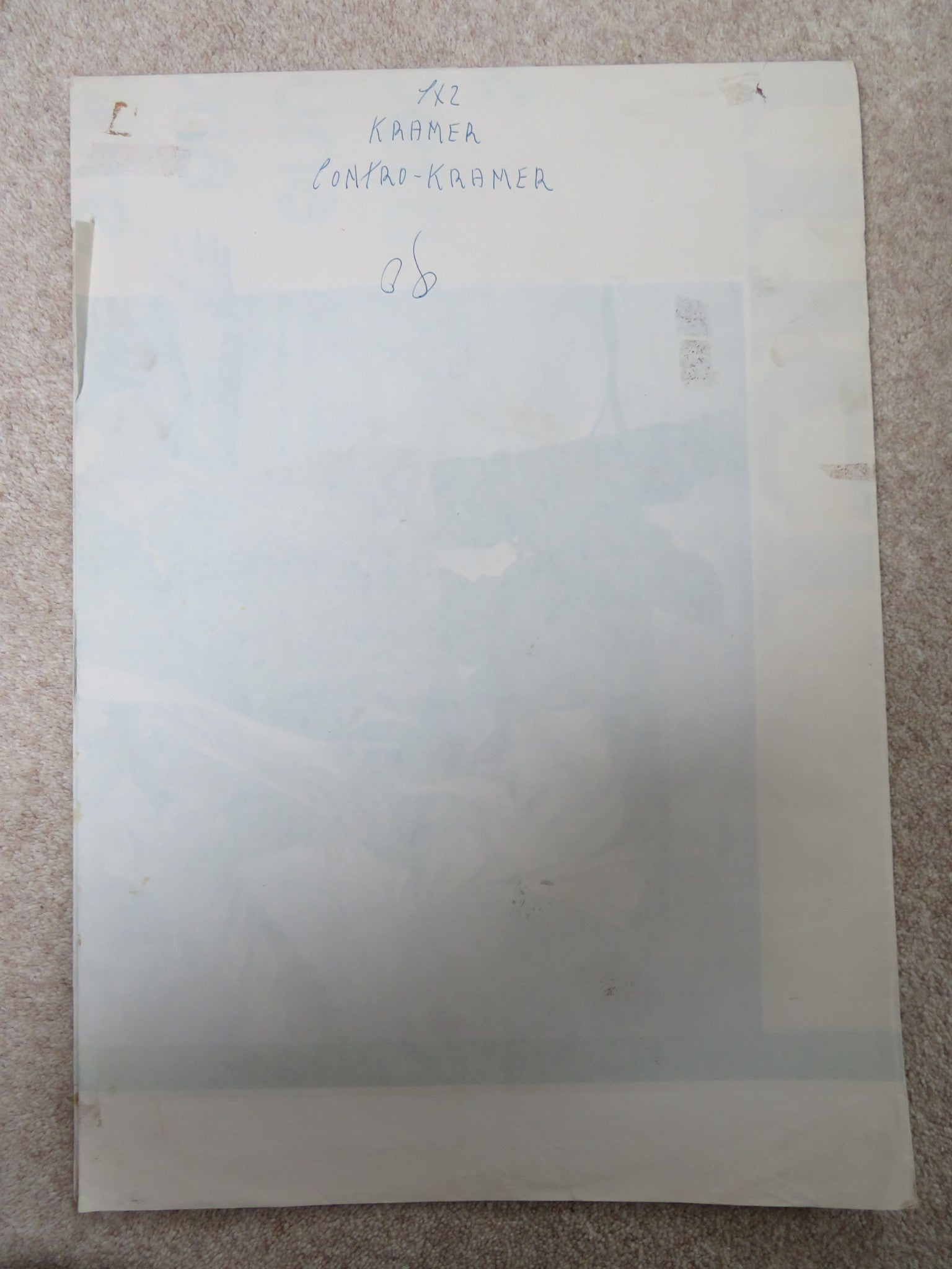 KRAMER VS KRAMER ITALIAN 2 FOGLIO POSTER DUSTIN HOFFMAN MERYL STREEP 1979 Rendezvous Cinema Movie posters