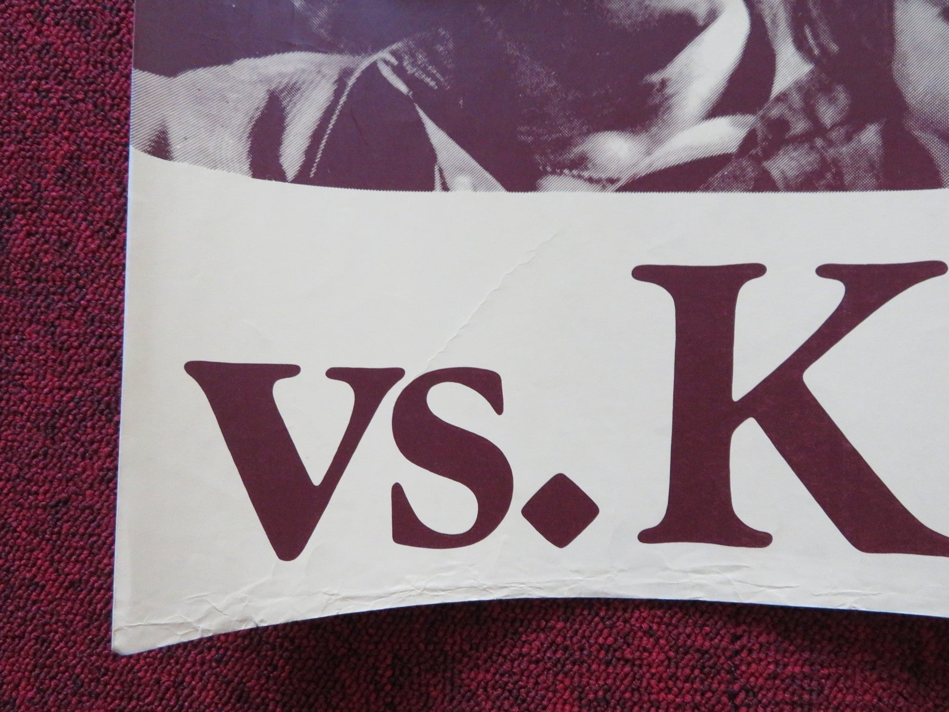 KRAMER VS KRAMER UK QUAD POSTER FOLDED DUSTIN HOFFMAN MERYL STREEP 1979 Rendezvous Cinema Movie posters