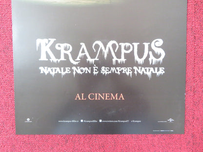 KRAMPUS ITALIAN LOCANDINA POSTER EMJAY ANTHONY ADAM SCOTT 2015 Rendezvous Cinema Movie posters