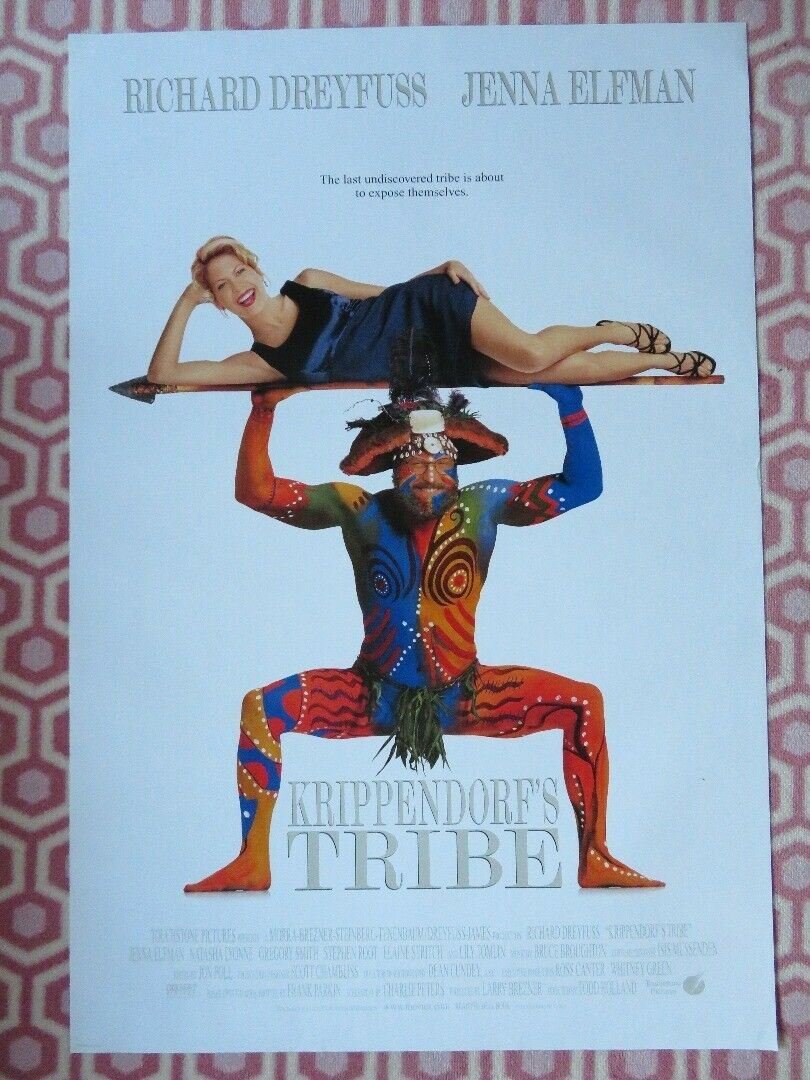 KRIPPENDORF'S TRIBE US ONE SHEET ROLLED POSTER RICHARD DREYFUSS 1998 Rendezvous Cinema Movie posters