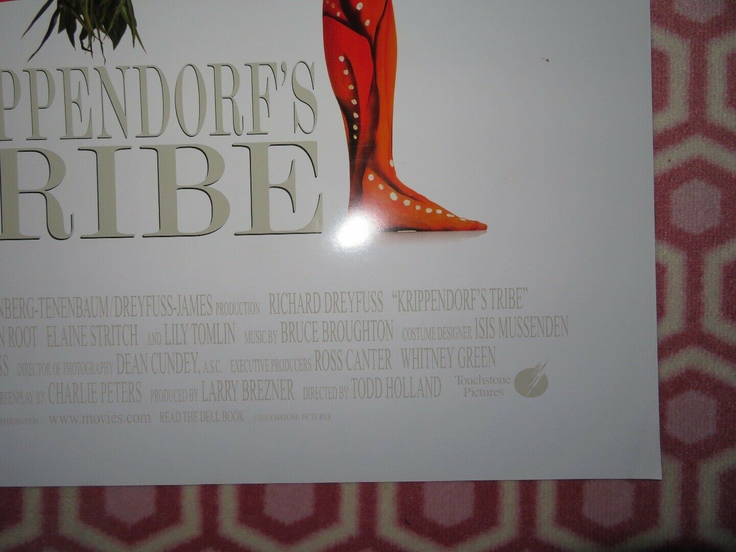 KRIPPENDORF'S TRIBE US ONE SHEET ROLLED POSTER RICHARD DREYFUSS 1998 Rendezvous Cinema Movie posters