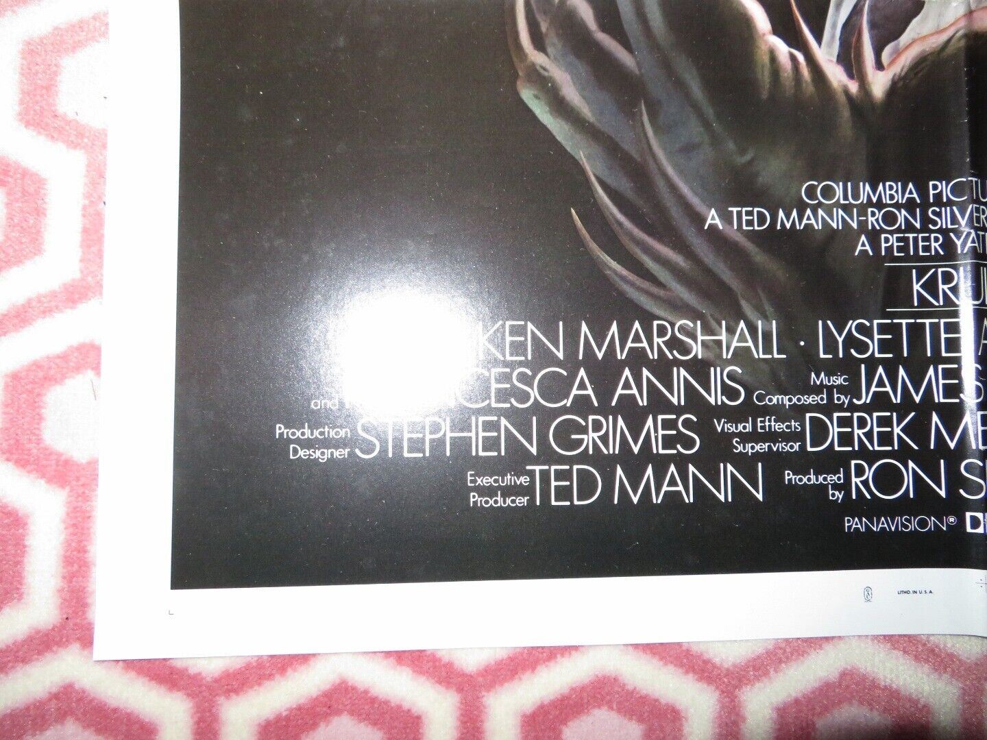 KRULL FOLDED US ONE SHEET POSTER FREDDIE JONES KEN MARSHALL 1983 Movie posters