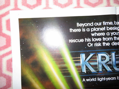 KRULL FOLDED US ONE SHEET POSTER FREDDIE JONES KEN MARSHALL 1983 Movie posters