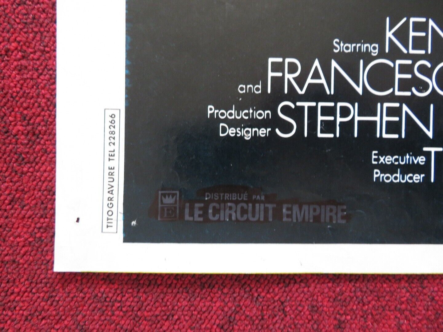 KRULL FRENCH ROLLED POSTER KEN MARSHALL LYSETTE ANTHONY 1983 Movie posters