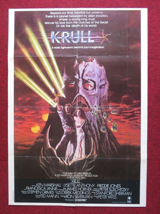 KRULL FRENCH ROLLED POSTER KEN MARSHALL LYSETTE ANTHONY 1983 Movie posters