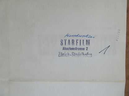 KUCKUCKSEI IM GANGSTER NEST GERMAN A1 ROLLED POSTER HERBERT FUX R,BASEDOW 1969 Movie posters