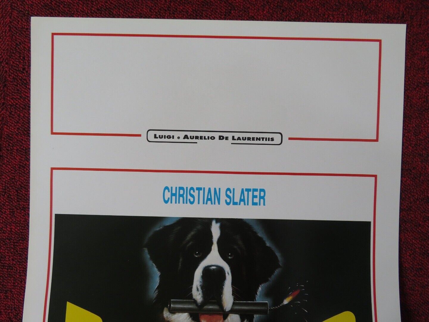 KUFFS ITALIAN LOCANDINA (27.5"x13") POSTER CHRISTAIN SLATER TONY GOLDWYN 1992 Movie posters