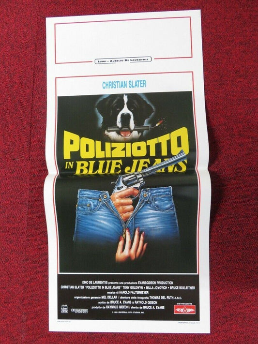 KUFFS ITALIAN LOCANDINA (27.5"x13") POSTER CHRISTAIN SLATER TONY GOLDWYN 1992 Movie posters