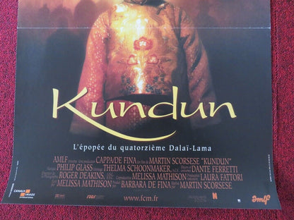 KUNDUN FRENCH (15"x 21") POSTER MARTIN SCORSESE TENZIN THUTHOB TSARONG 1997 Movie posters