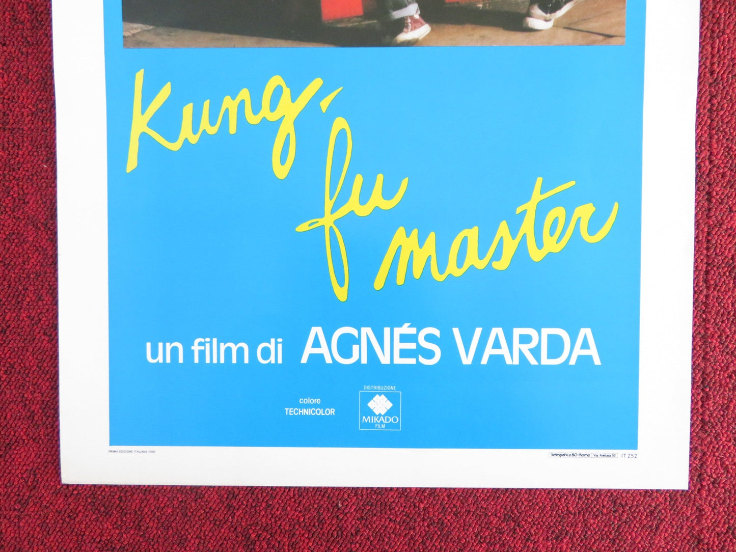 KUNG - FU MASTER! ITALIAN LOCANDINA POSTER JANE BIRKIN MATHIEU DEMY 1988 Rendezvous Cinema Movie posters