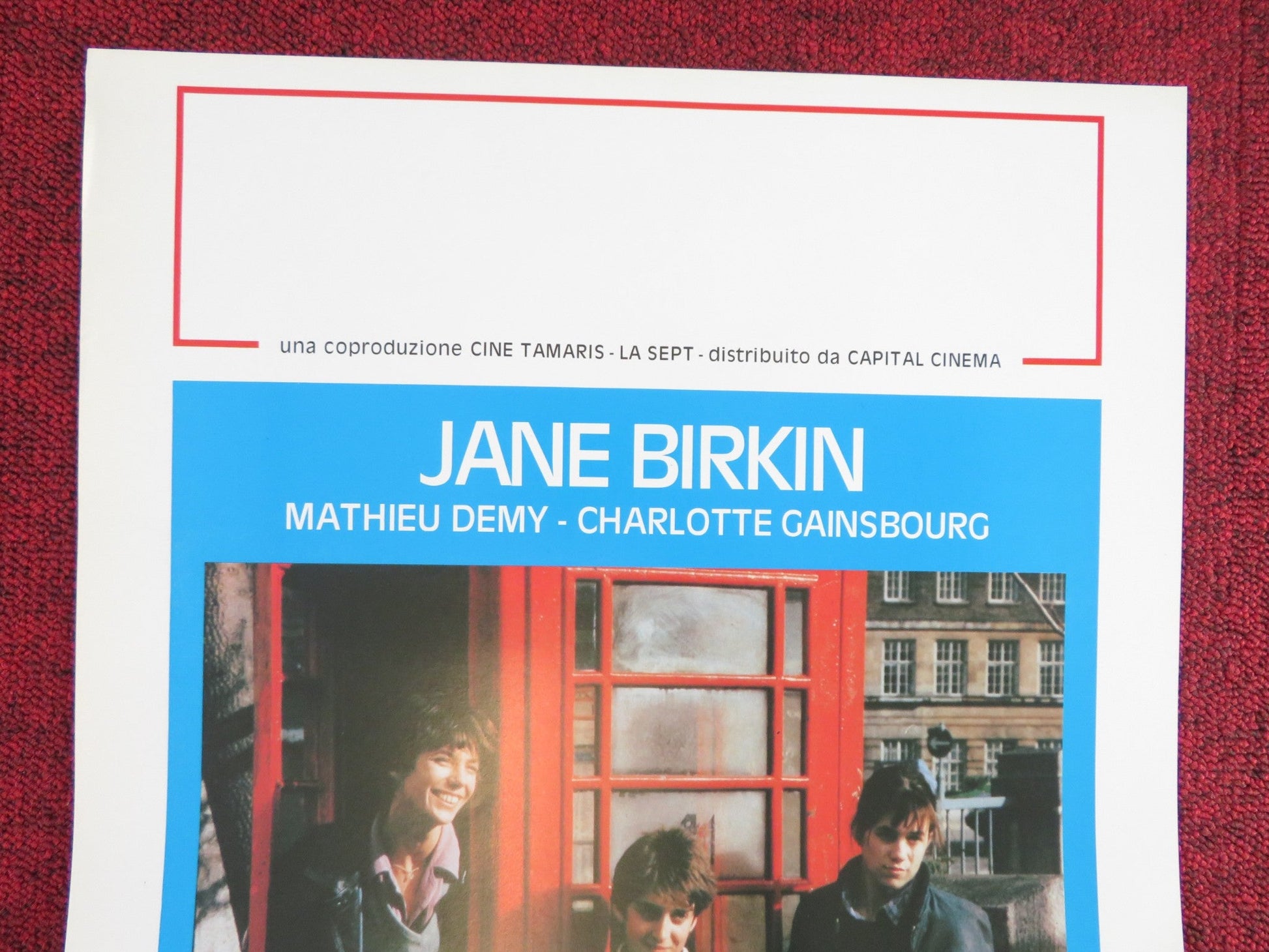 KUNG - FU MASTER! ITALIAN LOCANDINA POSTER JANE BIRKIN MATHIEU DEMY 1988 Rendezvous Cinema Movie posters